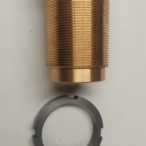 Tuerca para válvulas de polímero material bronce SAE 62 con contratuerca